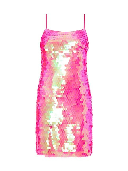 Lucy Sequin Slip Dress | Saks Fifth Avenue