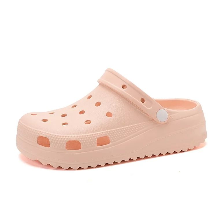 Gardener Platform Clogs Beach Sandals Slippers for Women Slip On Garden Shoes | Walmart (US)