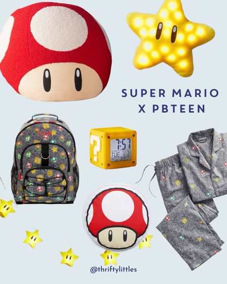 Mama Mia!  The ✨NEW✨ Super Mario X Pottery Barn Teen collection is out of this worlmushroom

#LTKkids #LTKfamily