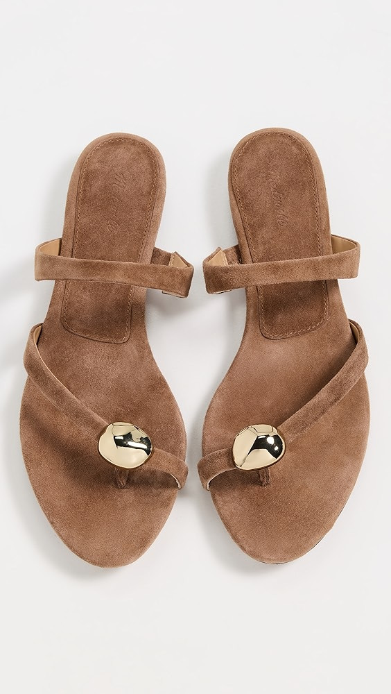 The Mila Organic Hardware Slide Sandals | Shopbop