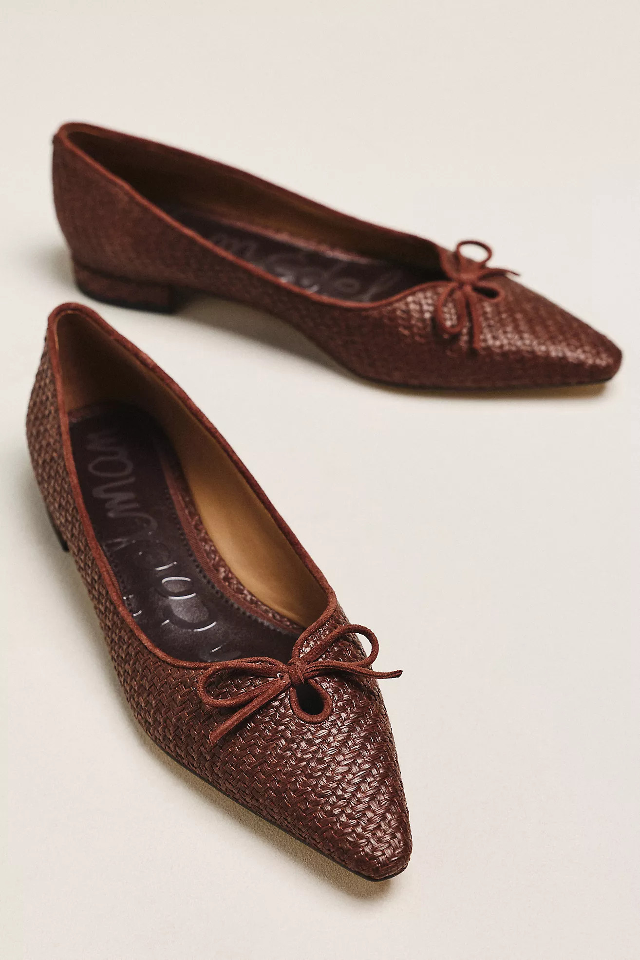 Sam Edelman Esmira 2 Bow Woven Ballet Flats | Anthropologie (US)