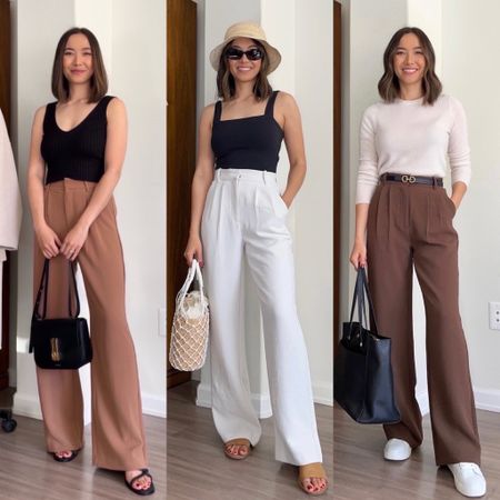 #3 bestseller of May - Abercrombie trousers, styled here 3 ways, tts but runs a little tight on the waist 

- night out/ travel/ vacation/ workwear 

#LTKworkwear #LTKstyletip