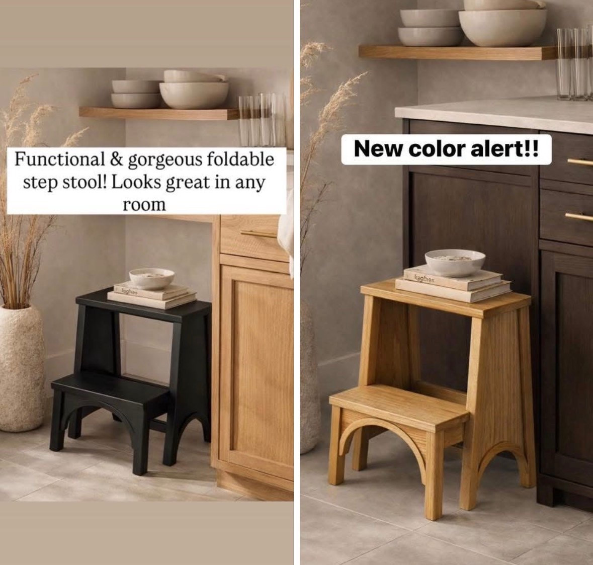 Two colors just restocked for the viral foldable step stool!! 

#LTKSaleAlert #LTKHome