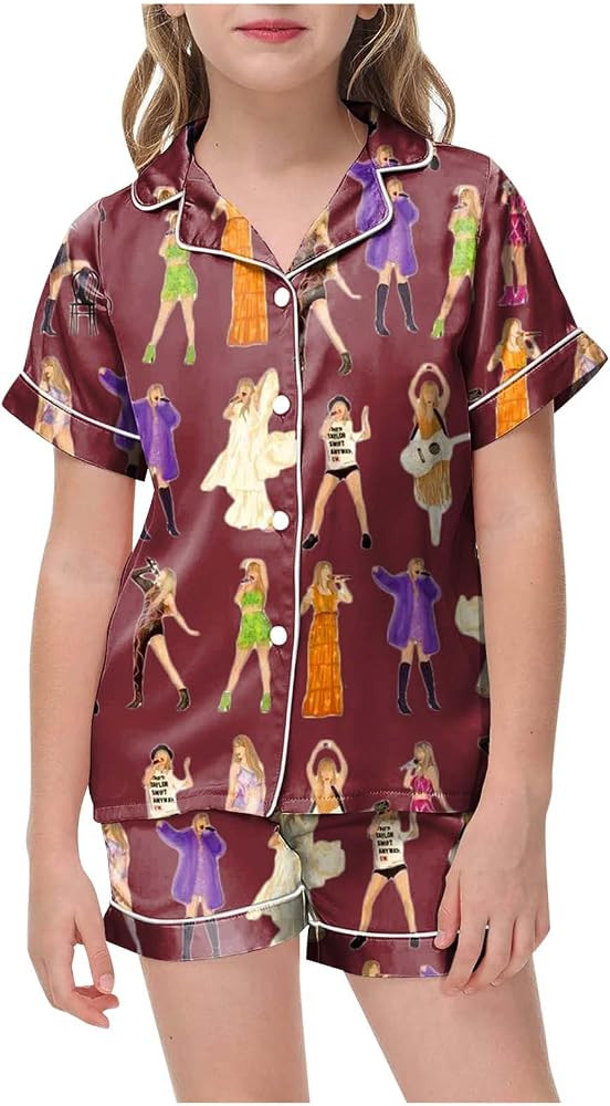 Music Lovers Pajamas 2 Piece Pjs Top and Shorts Set Party Outfits Concert Lounge Gifts | Amazon (US)