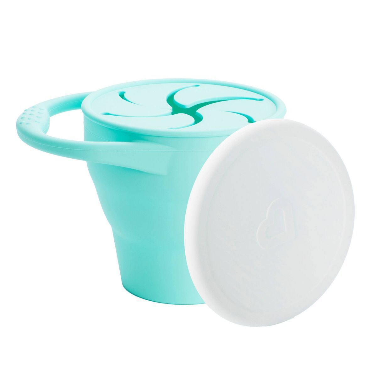 Munchkin Silicone Baby Snack Catcher with Lid - Mint | Target