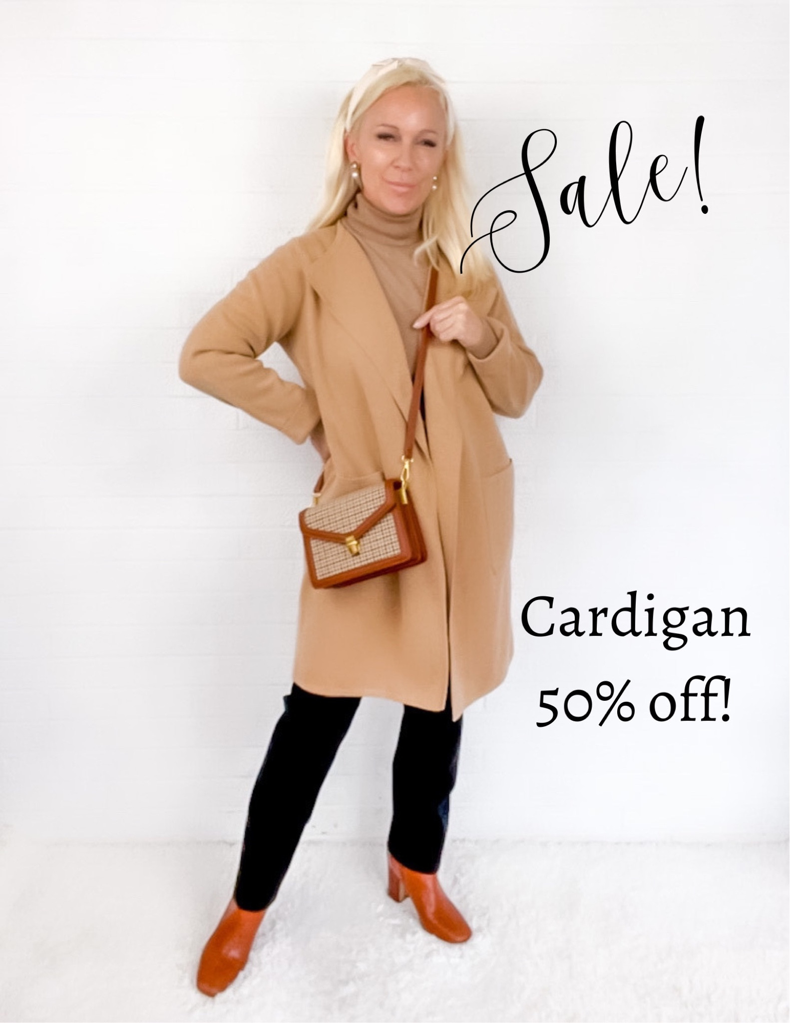 Camel long cardigan is ON SALE for 50% off! Boots are 40% off  

Work Outfit / Classic Outfit / Preppy / New England / Midwest / Midlife / Over 40 / Over 50

#LTKSeasonal #LTKsalealert #LTKworkwear