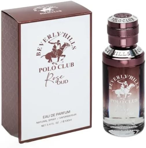 Beverly Hills Polo Club Rose Oud Eau de Parfum Spray for Men, 3.4 Fl Oz / 100ml \u2014 Long-Lasti... | Amazon (US)