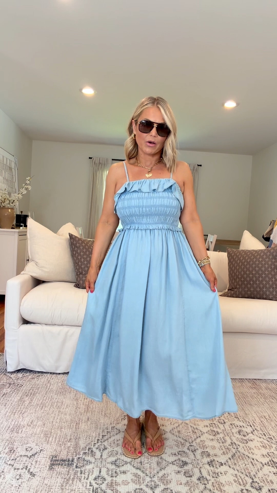 The perfect summer everyday dress! So comfortable and lightweight. Wearing an XS 

Walmart finds, Walmart fashion, midsize fashion, summer dresses, summer outfits, baby shower dress, bridal shower dress, wedding guest dress

#LTKootd #LTKSeasonal #LTKMidsize