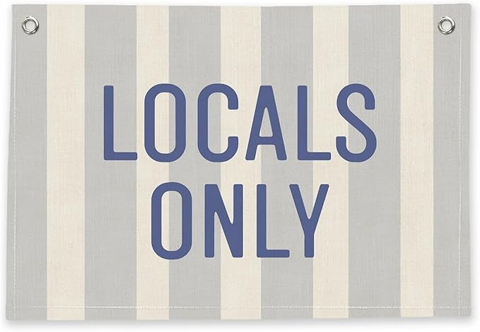 RTXLEZM Coastal Decor & Surf Decor Banner – Beachy Linen Canvas Print, Large Wall Art & Room De... | Amazon (US)