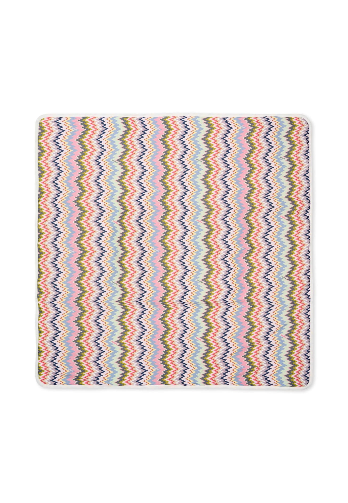 Missoni Colorful Zig Zag Blanket For Baby Girl | Italist.com US