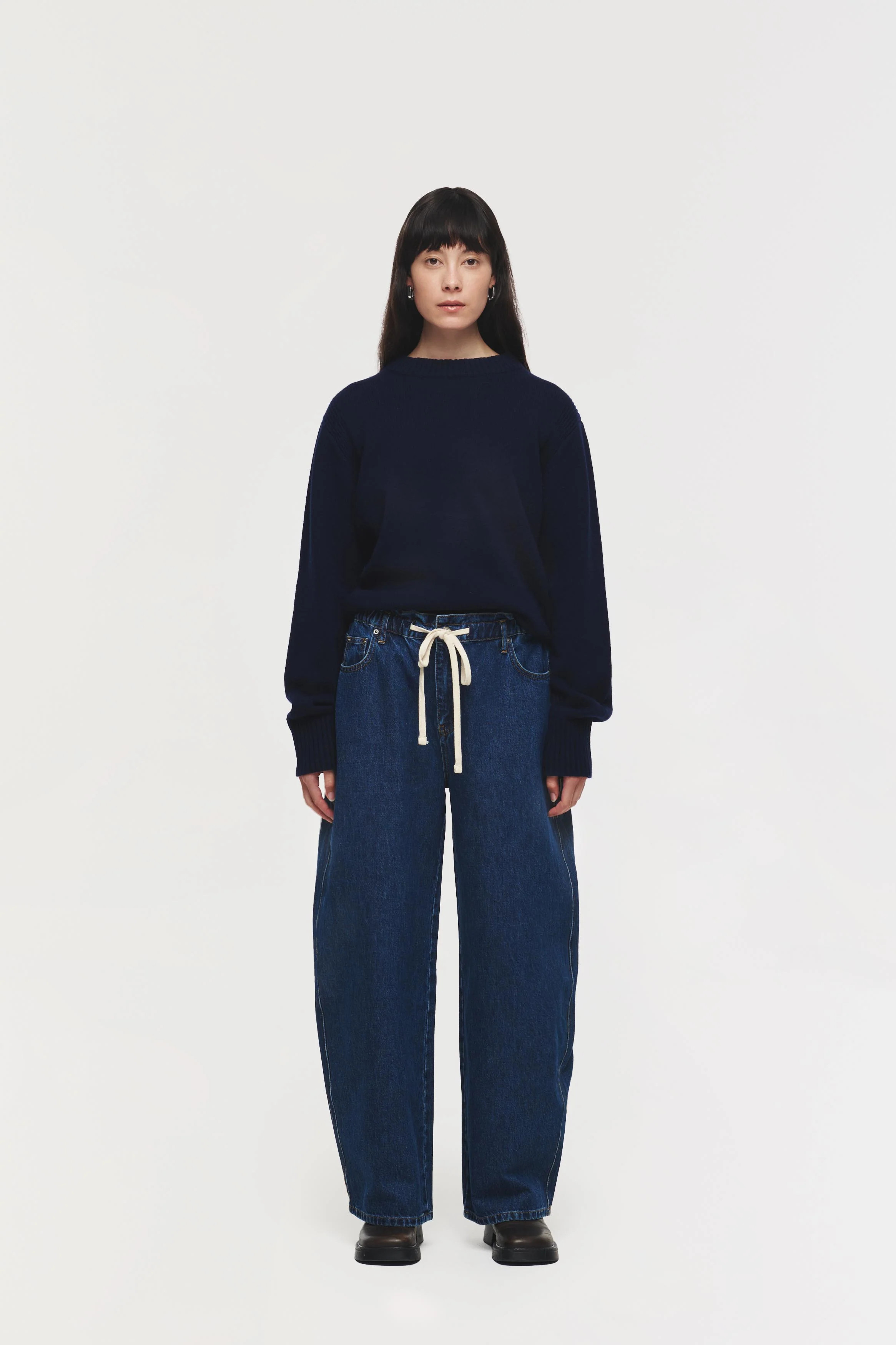 ALIGNE Elasticated Waist Jean - Blue | Ida | ALIGNE USA