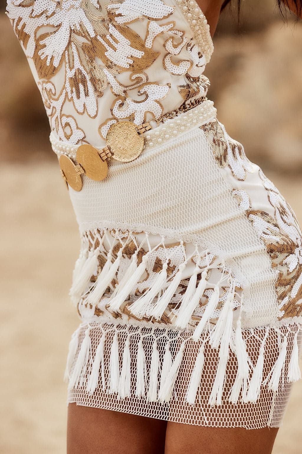 Women's Mercury Gold Metal Belt | 12th Tribe | 12th Tribe