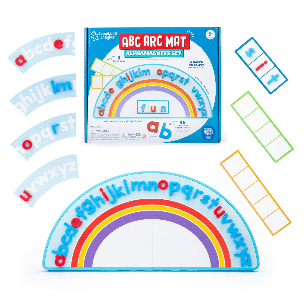 Educational Insights Abc Arc Mat Alphamagnets Set, Teacher Supplies | Target