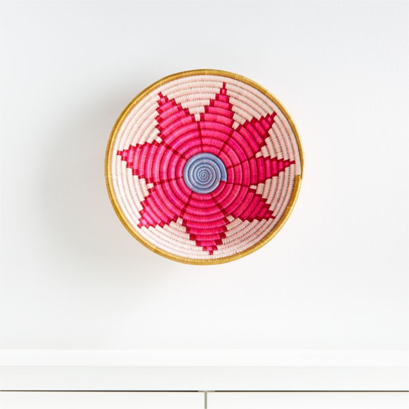 Indego Africa Gazania Plateau Wall Basket + Reviews | Crate and Barrel | Crate & Barrel