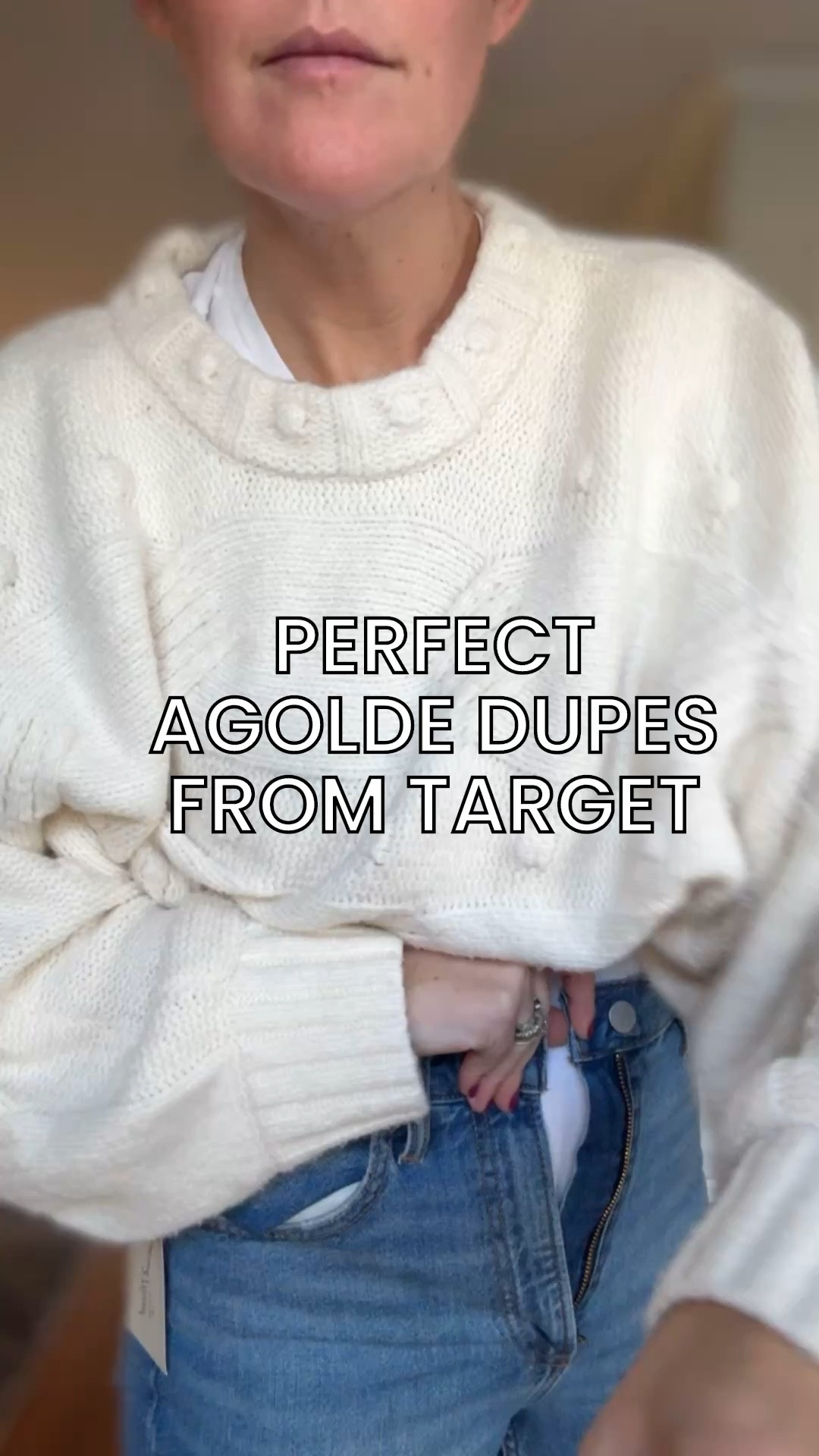 These straight leg jeans are a perfect dupe for the Agolde ones that cost over $200. Love a good designer look alike! Comes in a few washes. Target is smashing the clothing game right now. So many good options!! 

Target style, designer dupe, agolde jeans, straight leg jeans, comfortable jeans 

#LTKmomlife #LTKgrwm #LTKFindsUnder50