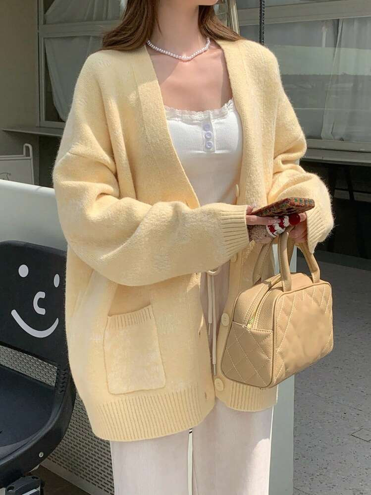 Dazy Chaqueta De Puntos | SHEIN