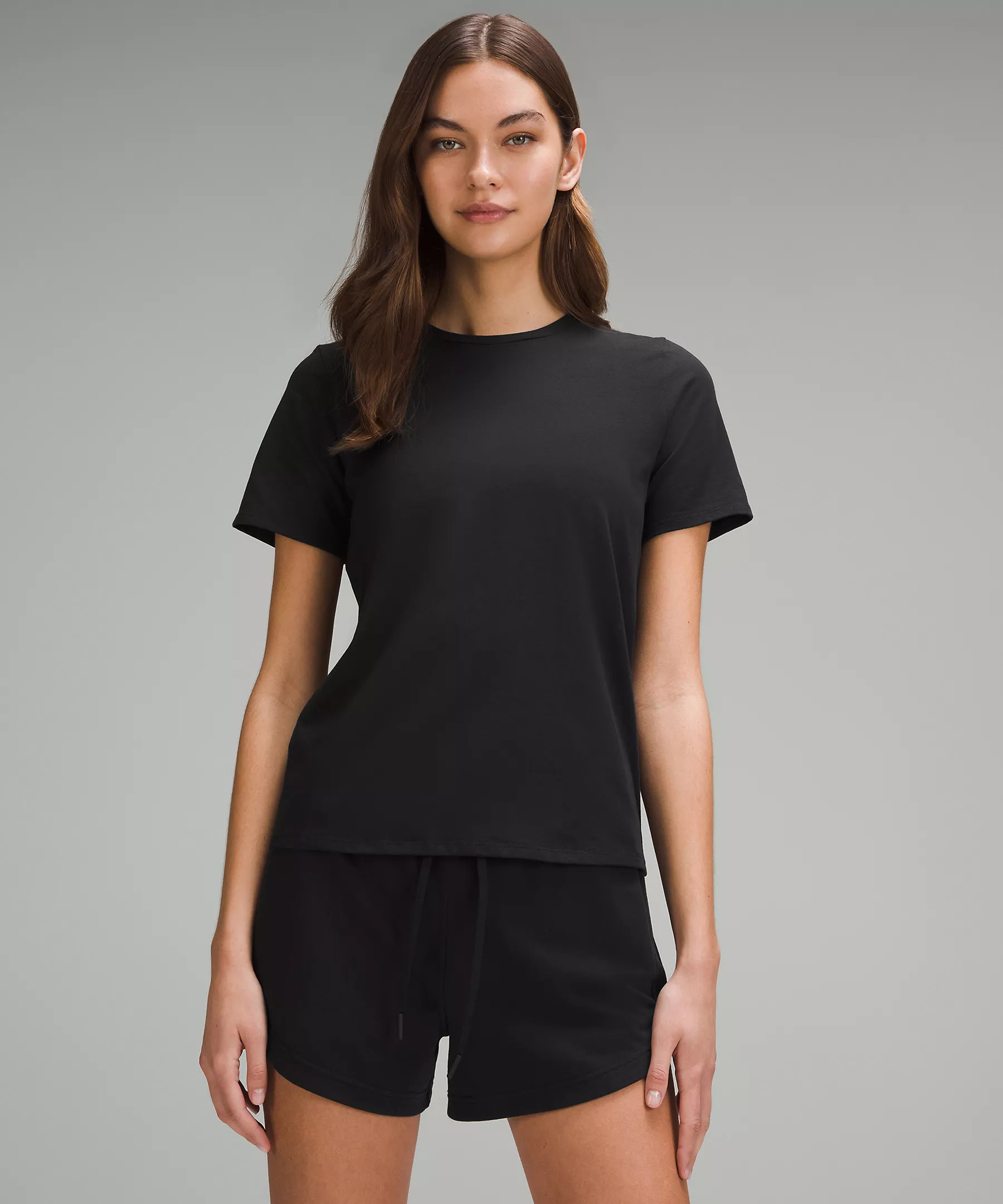 Organic Cotton Straight-Hem Crewneck T-Shirt | Lululemon (US)