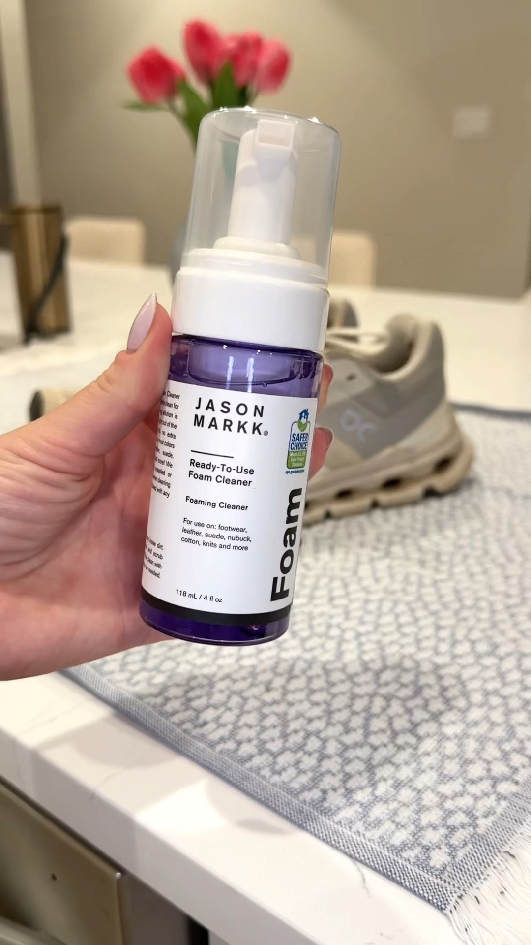 My shoe cleaning days have become much quicker & easier thanks to Jason Markk ! 🫧🩵 The Quick Clean Kit comes with the 2 most essential shoe cleaning products and works so well! The repel spray works as a repellant to dirt and stains so keeps your shoes cleaner for longer ! 

#LTKFamily #LTKHome #LTKSaleAlert