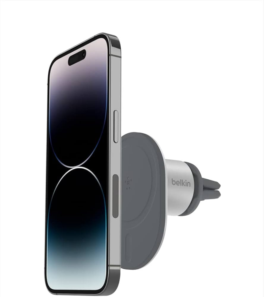 Belkin MagSafe Vent Mount Pro - MagSafe Phone Mount for Car, Magnetic Phone Holder Compatible wit... | Amazon (US)