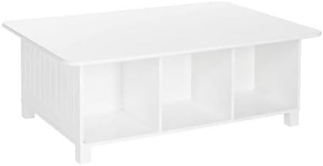 RiverRidge Kids Desk and Activity Table with 6 Storage Cubbies for Folding Bins - Art Craft or Tr... | Amazon (US)