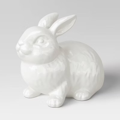 Small Ceramic Decorative Bunny Ivory - Threshold™ | Target