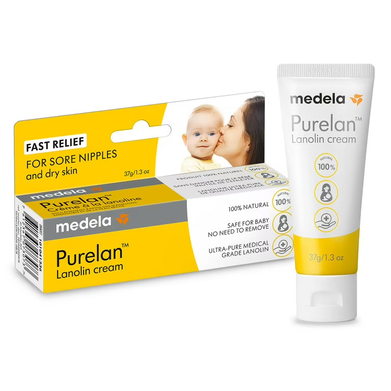 Medela Purelan Lanolin for Breastfeeding 100% All Natural Safe for Mom and Baby, 101041777, 1.3 O... | Walmart (US)