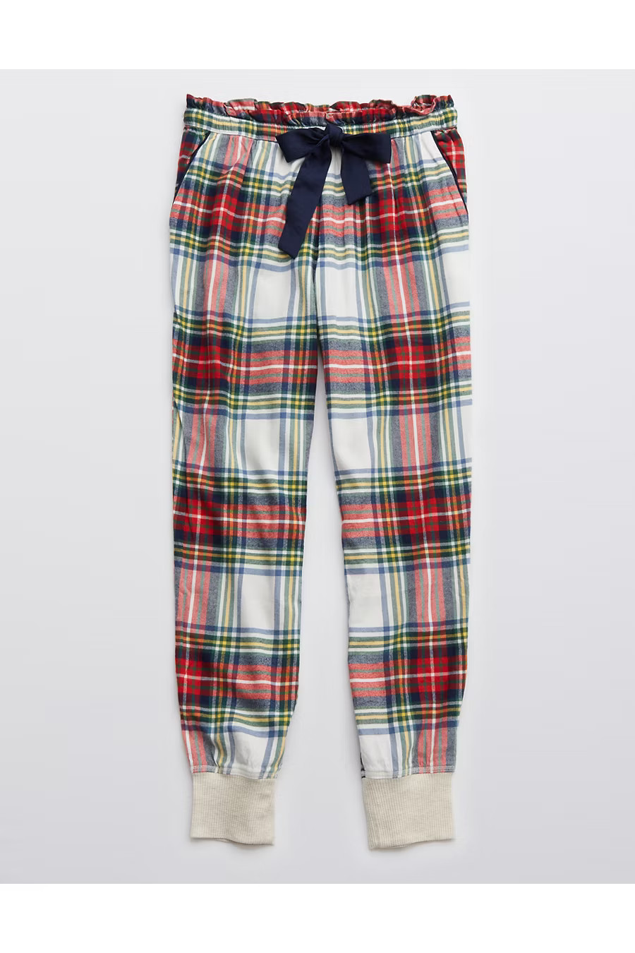 Aerie Flannel Pajama Jogger Women's Active Green XS | American Eagle Outfitters (US & CA)