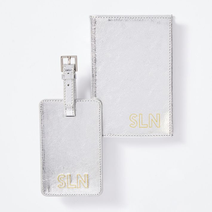 Fillmore Vegan Leather Luggage Tag and Passport Case | Mark and Graham