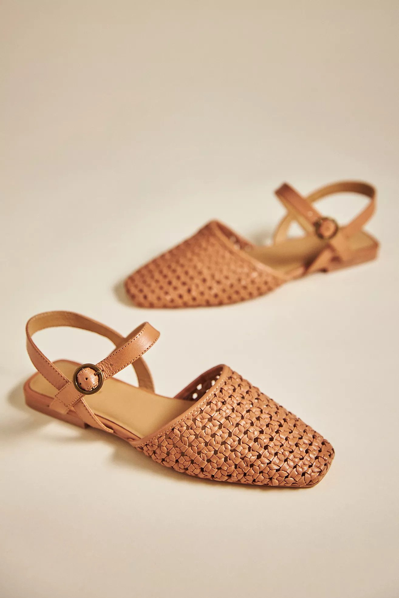 Pilcro Woven Flats | Anthropologie (US)