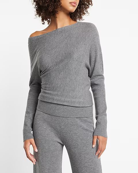 Ultra Soft Off The Shoulder Banded Sweater | Express