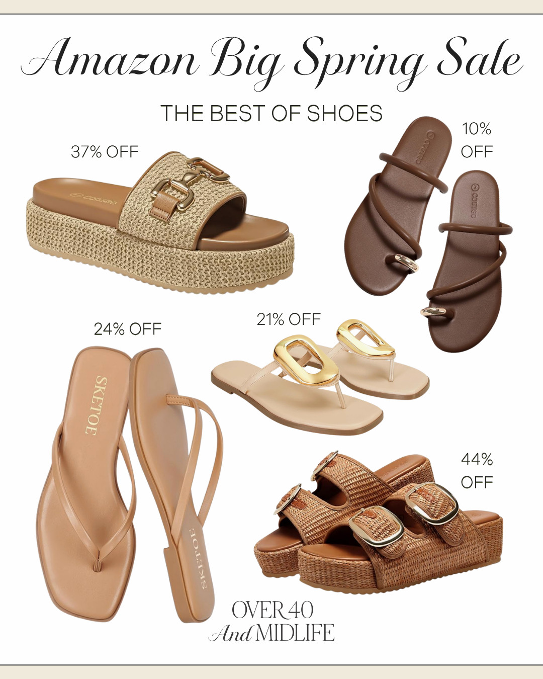 Amazon Big Spring Sale - Fashion Finds ✨

spring shoes // spring sandals // summer shoes // summer sandals // amazon shoes // casual outfits // casual outfits amazon // casual outfit ideas // amazon fashion // amazon finds // amazon outfits // amazon style // amazon outfits for every day // amazon outfit ideas // spring outfits // spring outfits casual // spring outfit ideas 

 #LTKootd #LTKSeasonal #LTKOver40