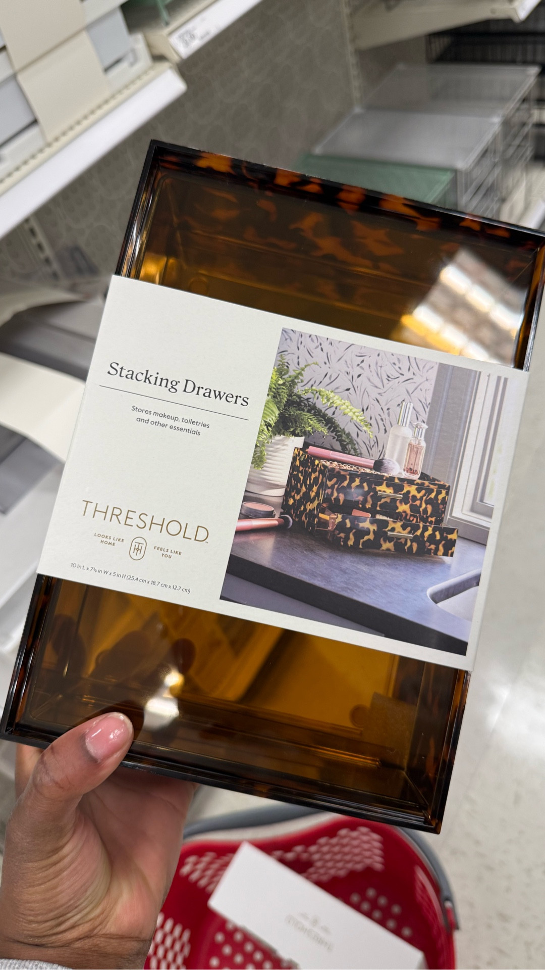 Picked up another stacking drawer to add to my set. These have been a great storage solution. I love taking advantage of vertical space when you are limited on horizontal space!  