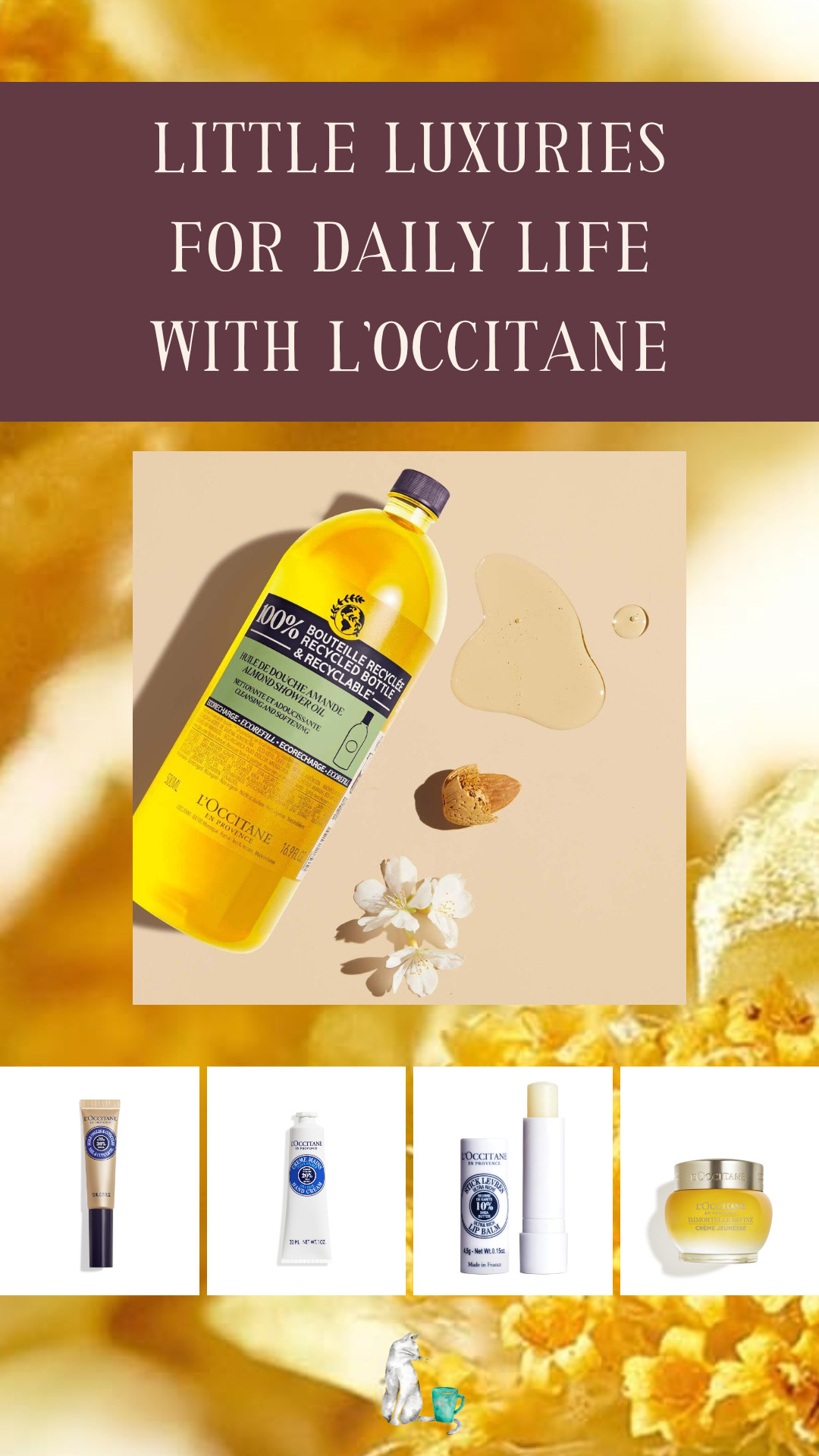 Little luxuries for daily life with L'Occitane's high quality beauty products. I especially love their hand cream and shower oil! 

 #LTKSaleAlert #LTKBeauty #LTKTravel