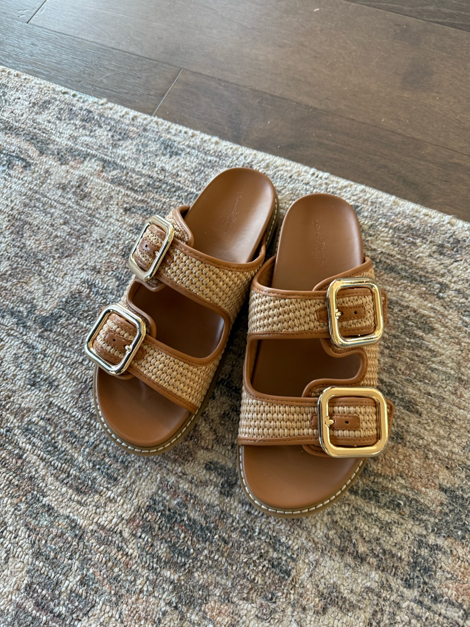 Collins double buckle footbed sandals from target. So comfy, fit TTS! 

#LTKShoeCrush