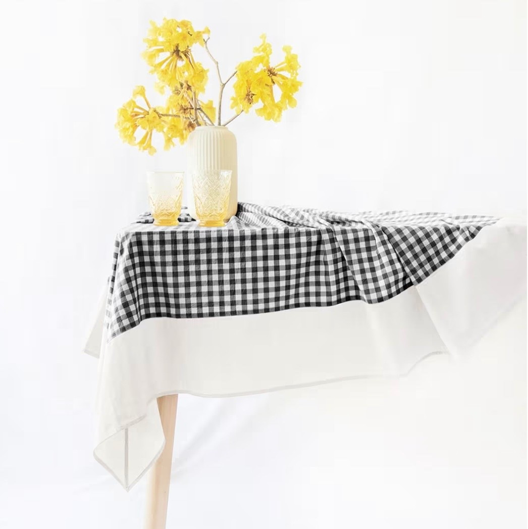 This tablecloth is beyond adorable!
I can’t decide between black or yellow gingham? Perfect base for styling your Spring or Summer table. Also a great picnic blanket as well! 
Happy shopping! 

#LTKmomlife #LTKfoodie #LTKHome