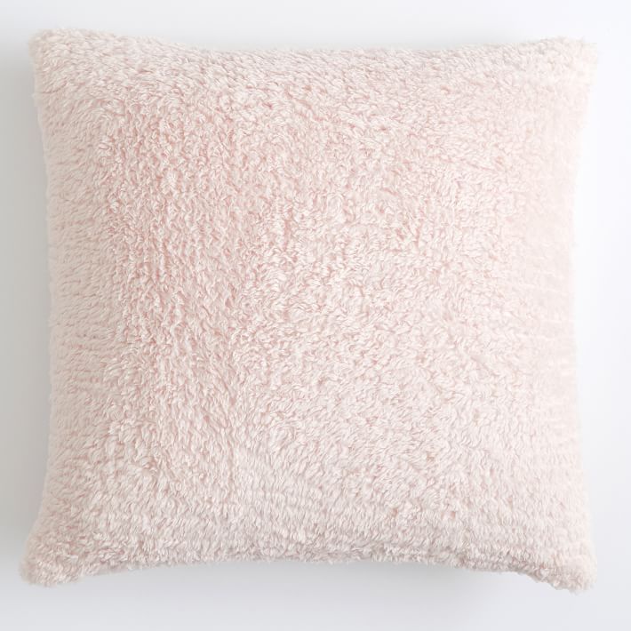 Cozy Euro Recycled Sherpa Pillow Cover | Pottery Barn Teen