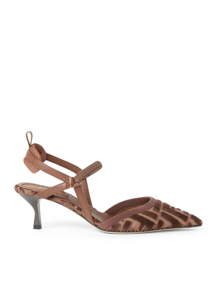 SLINGBACK COLIBRI` LITE IN VELVET FF | Suitnegozi INT