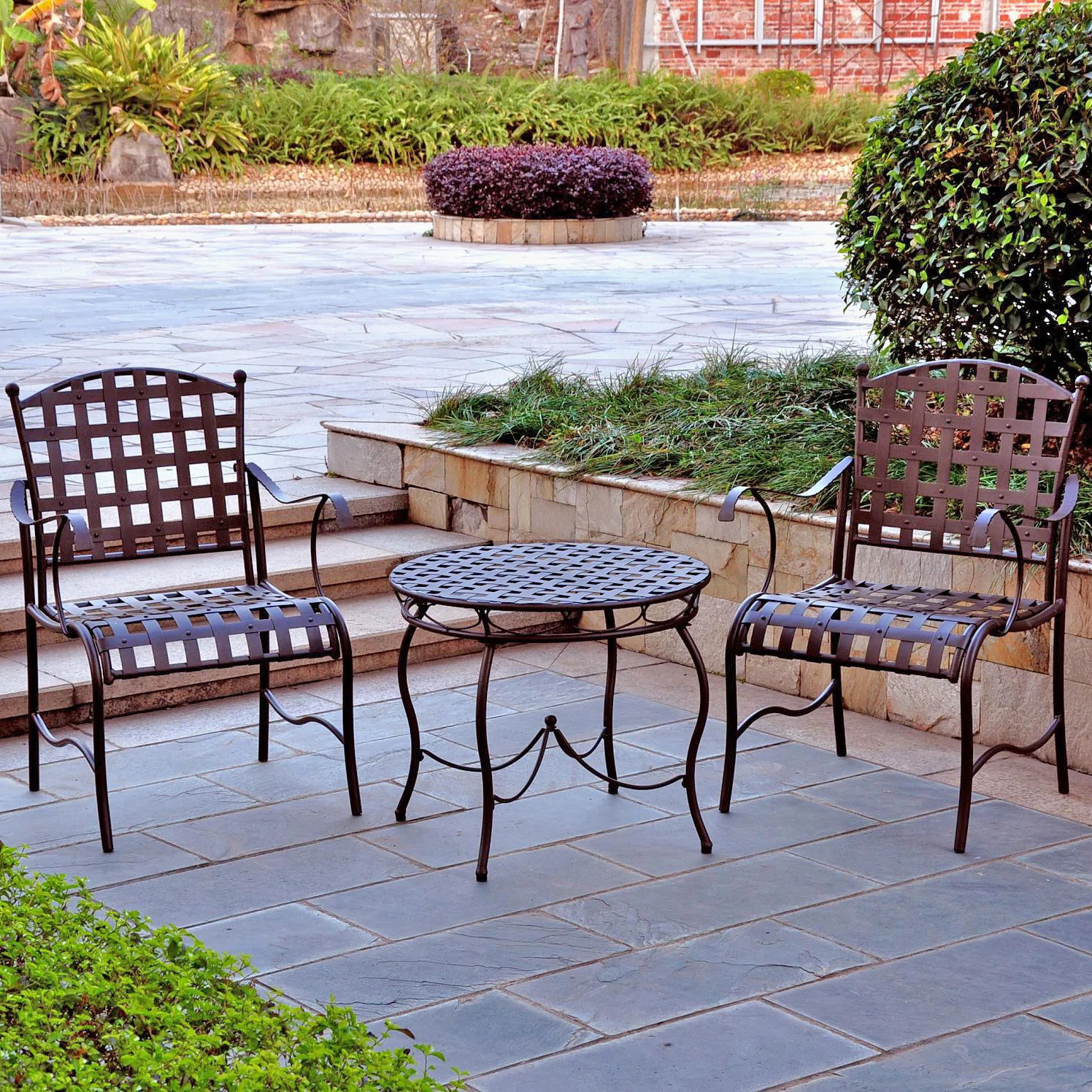 Arifa 2 - Person Patio Dining Set with Round Table | Wayfair North America