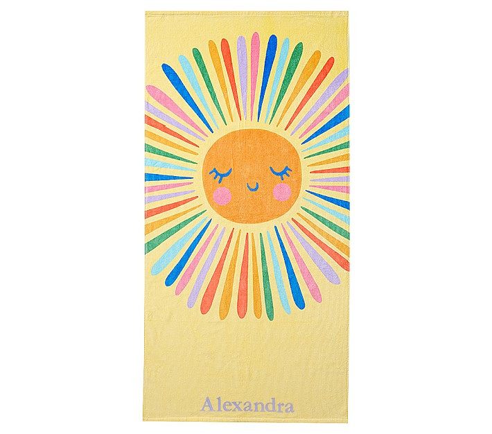 Sun Kid Beach Towel | Pottery Barn Kids