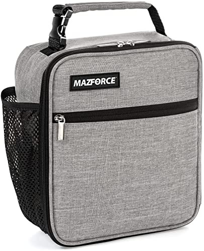 MAZFORCE Lunch Box Insulated Lunch Bag - Tough & Spacious Adult Lunchbox to Seize Your Day (Wolf Gre | Amazon (US)
