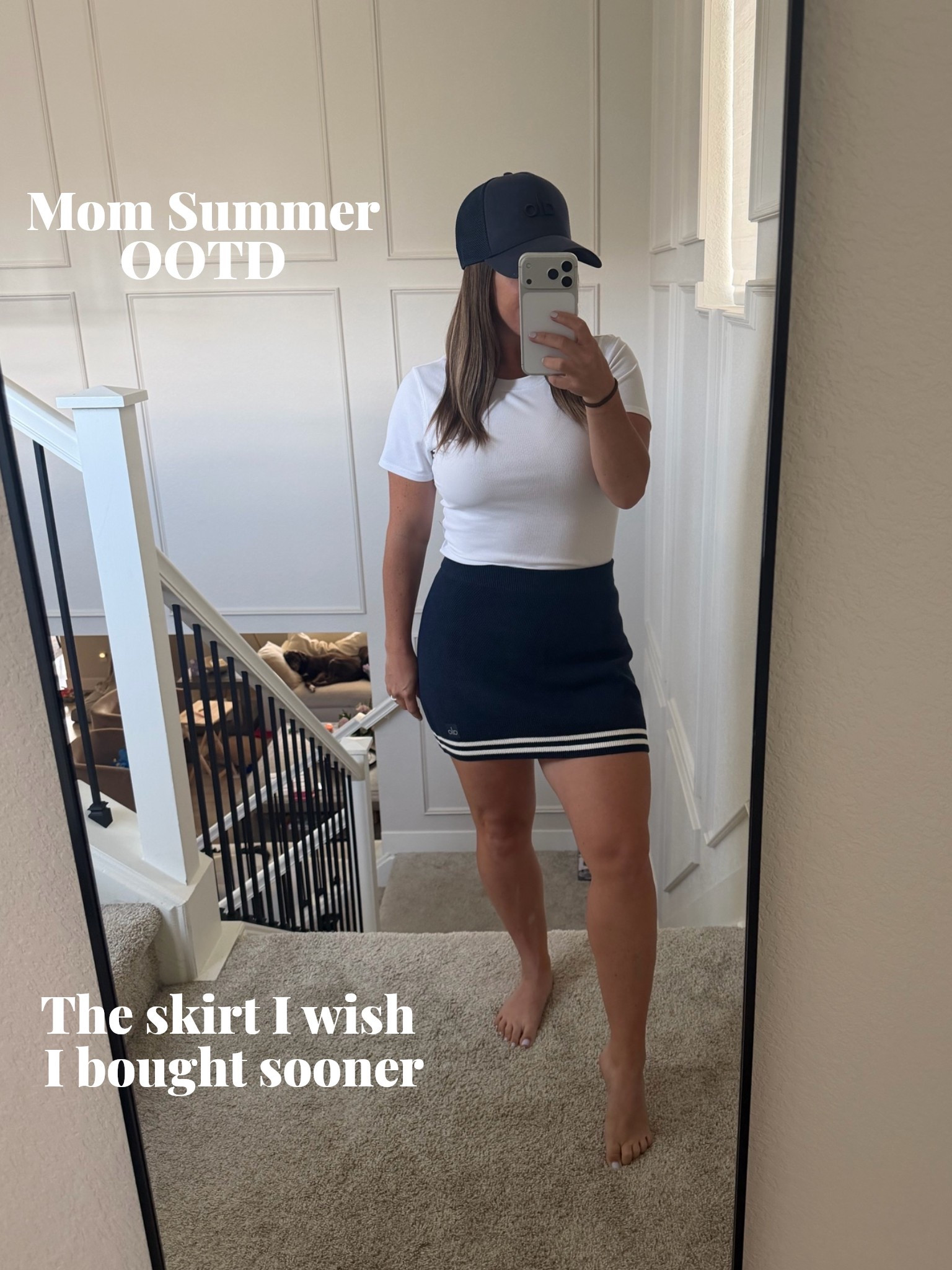 My mom outfit that will be on repeat this summer, I am obsessed with this skirt #mom #summer #momsummerclothes #summerclothes #momootd #alo @Alo Yoga #casual #countryclub #golf #tennis #momlife

#LTKdayinmylife #LTKmomlife #LTKootd