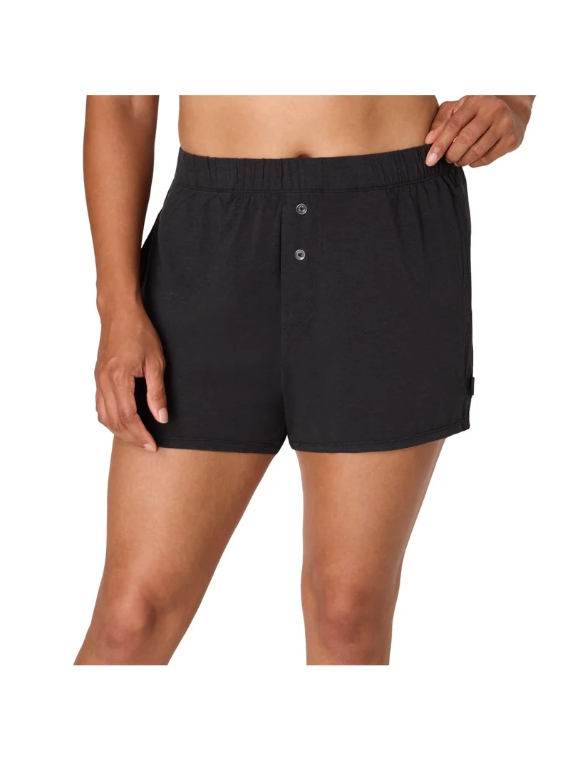 Hanes Originals Women's SuperSoft Comfywear Jersey Sleep Shorts, Sizes S to 2X | Walmart (US)