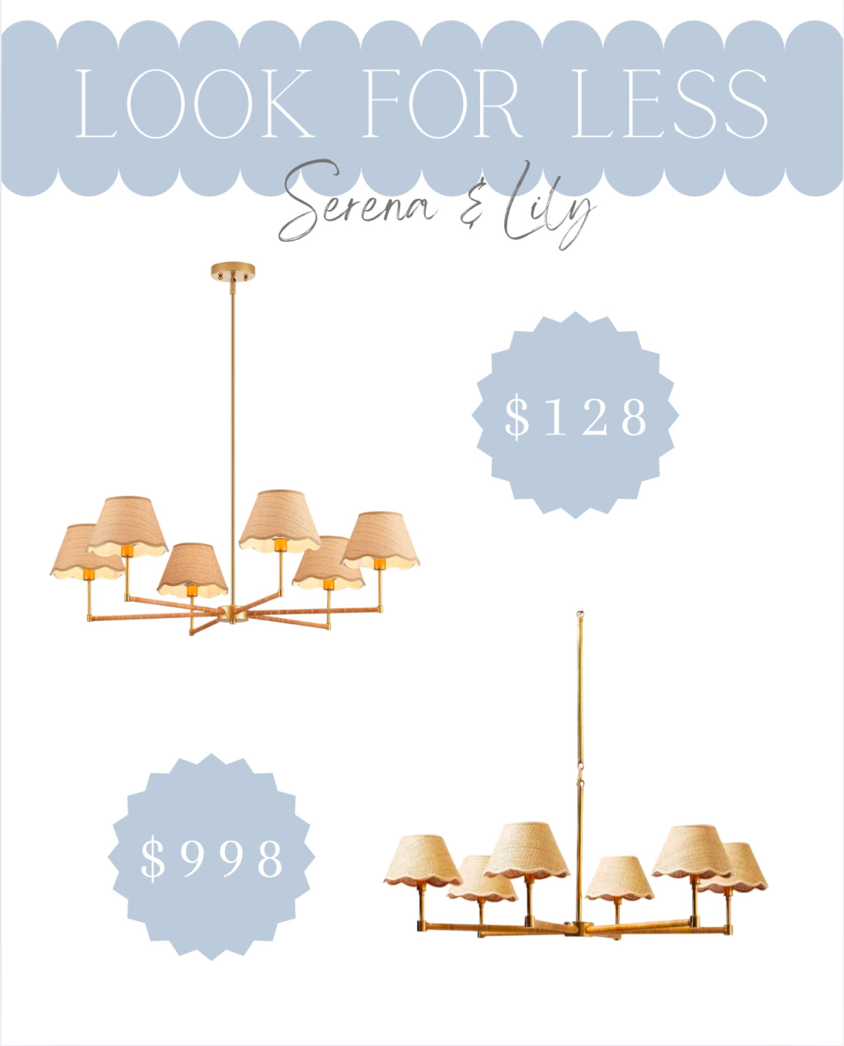 Love this new Serena & Lily Larkspur chandelier look alike! And it’s currently 20% off for Black Friday!

Black Friday sale, Coastal chandelier, dining room chandelier, kitchen chandelier, bedroom chandelier, living room chandelier, office chandelier, rattan chandelier, scallop shade chandelier, Serena & Lily look alike, Serena & Lily dupe, coastal decor, beach house decor, beach decor, coastal home decor, coastal decorating, coastal interiors, coastal house decor, beach style, neutral home decor, modern traditional, traditional home decor,  hamptons style, Nantucket style, classic, timeless, blue & white home decor, coastal grandmillennial, coastal grandmother, Nancy Meyers style

#LTKSaleAlert #LTKCyberWeek #LTKHome