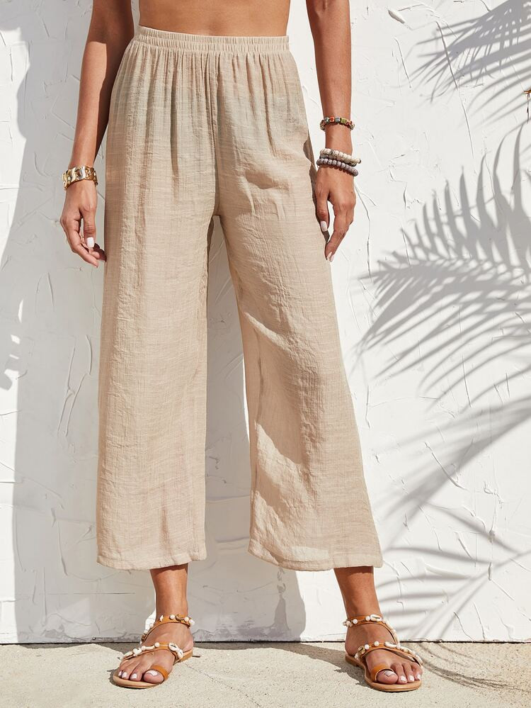 Solid Cover Up Pants | SHEIN