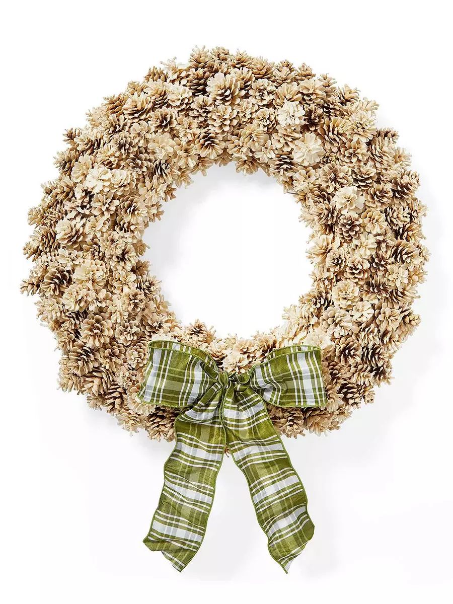 Pinecone Wreath | Serena and Lily