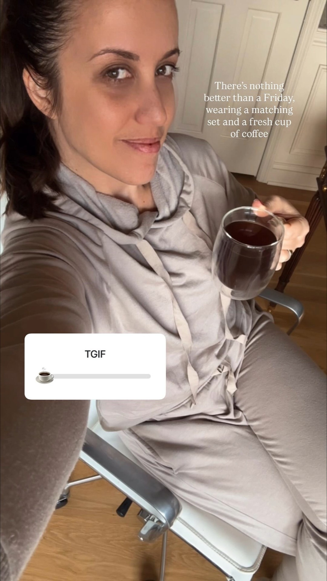 There’s nothing better than a Friday, wearing a matching set and a fresh cup of coffee 

#LTKOver40 #LTKootd #LTKFindsUnder100