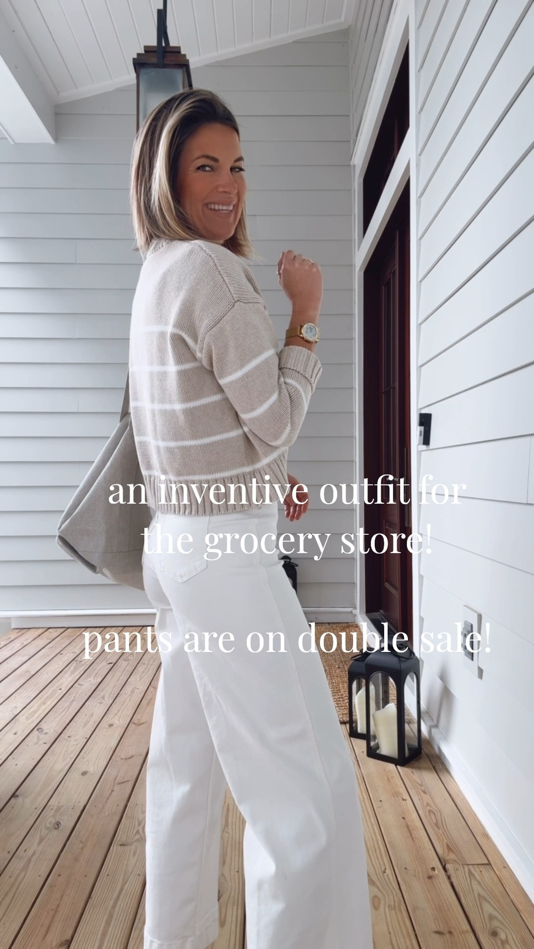 Small sweater and small tall jeans (on double sale).  I am 5’11”  

#LTKSaleAlert #LTKootd #LTKFindsUnder50