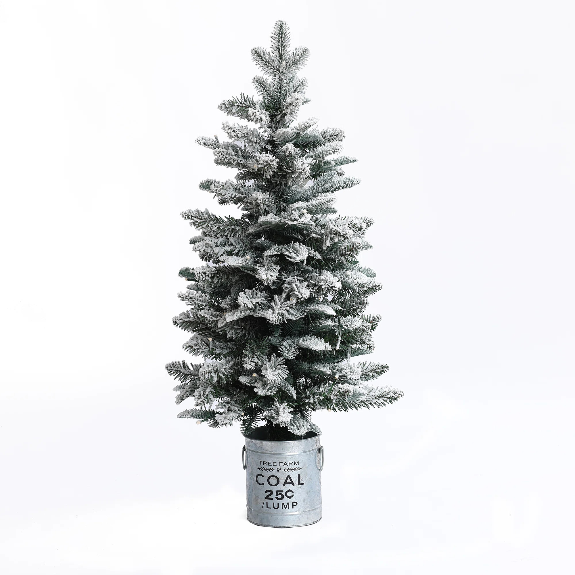The Holiday Aisle® Snow-flocked Lighted Christmas Tree & Reviews | Wayfair | Wayfair North America