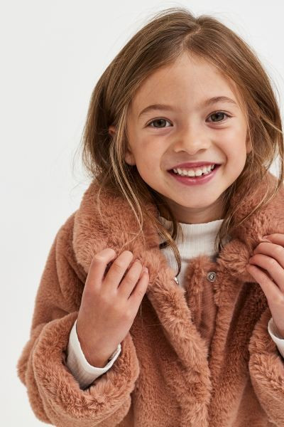 Collared Teddy Bear Jacket | H&M (US + CA)