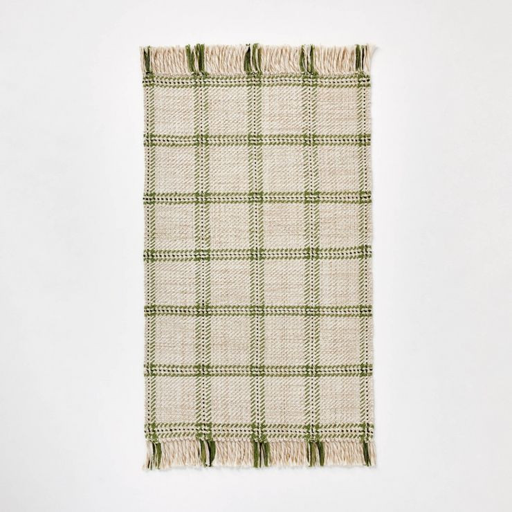 2'1"x3'2" Indoor/Outdoor Plaid Accent Rug - Threshold™ designed with Studio McGee™ | Target